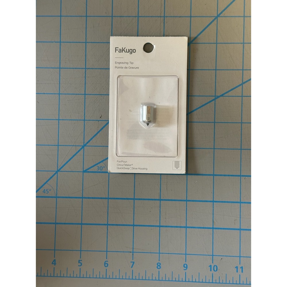 FaKugo Engraving Tip for Cricut Maker QuickSwap Drive Housing Silver Tip 41